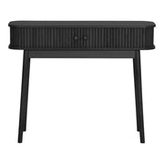 Nikko consoletafel - consoletafel, 2 deuren, zwart 100x30x80 cm