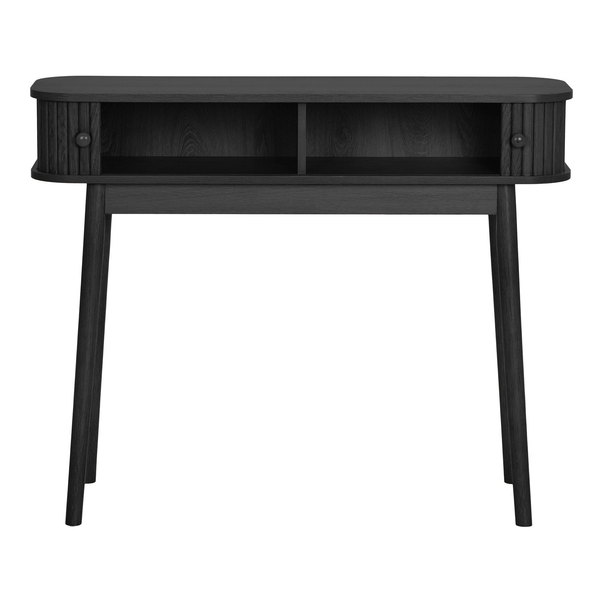 Nikko consoletafel - consoletafel, 2 deuren, zwart 100x30x80 cm