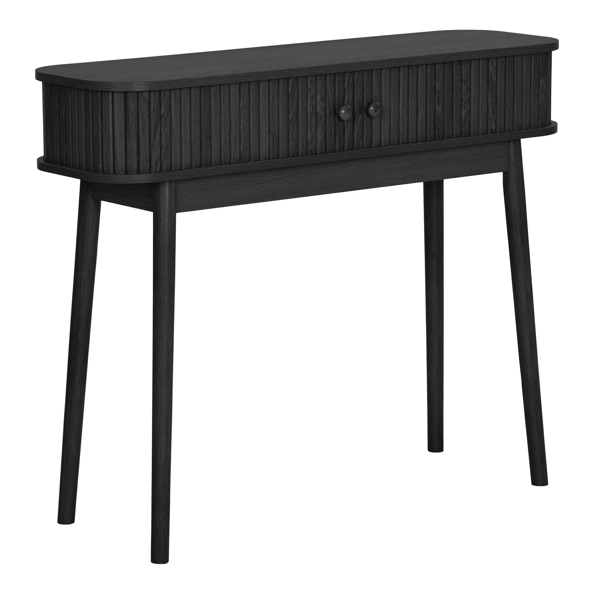 Nikko consoletafel - consoletafel, 2 deuren, zwart 100x30x80 cm