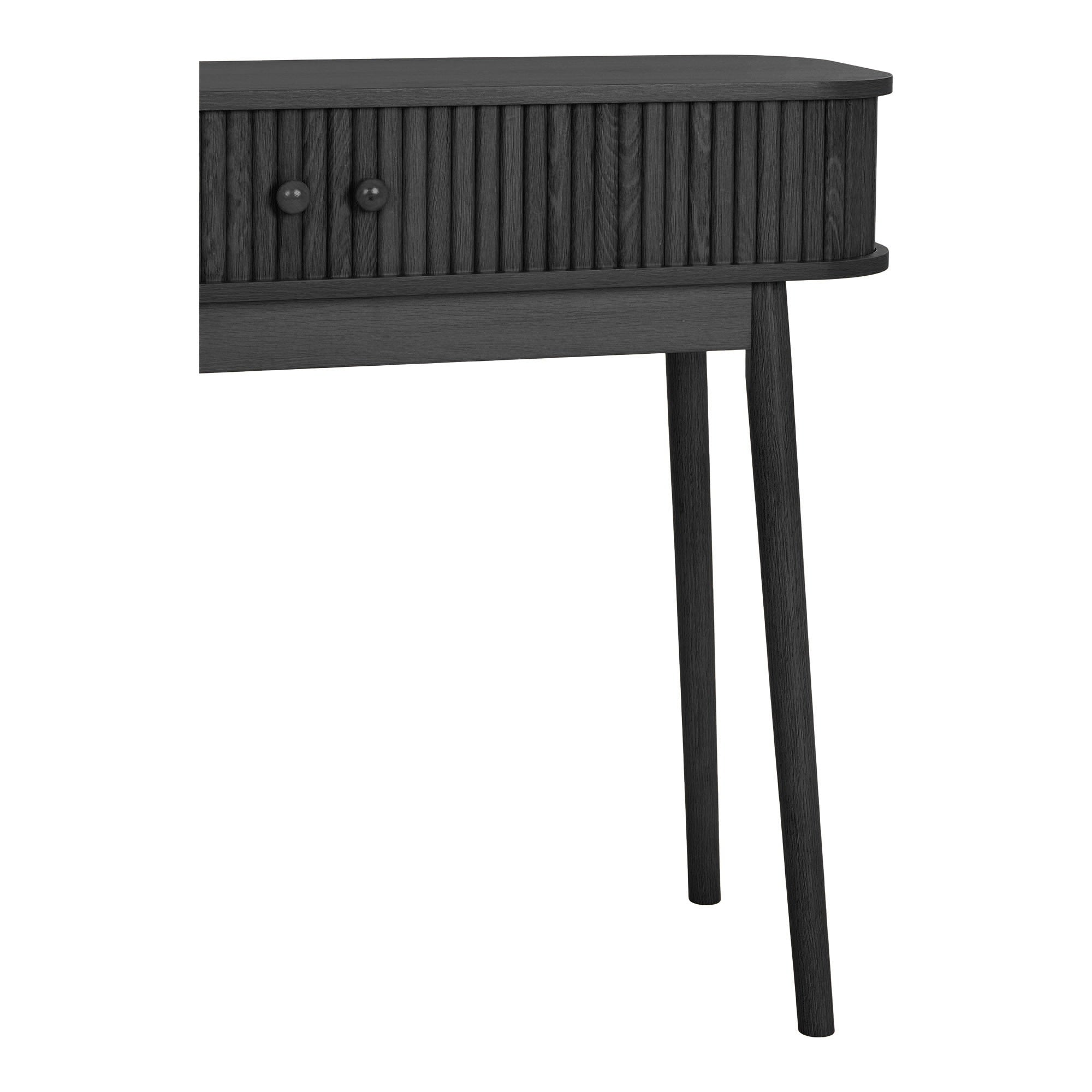 Nikko consoletafel - consoletafel, 2 deuren, zwart 100x30x80 cm