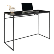 Vita Desk - Bureau, zwart met zwart frame 100x45x75 cm