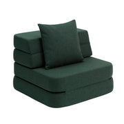 by KlipKlap 3-voudig opvouwbare eenpersoonsbank - groen - 75x36x