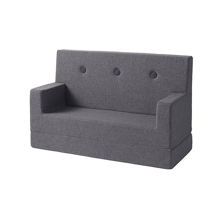 by KlipKlap kinderbank - grijs - 102x64x40