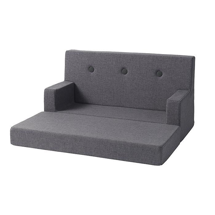 by KlipKlap kinderbank - grijs - 102x64x40