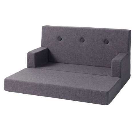 by KlipKlap kinderbank - grijs - 102x64x40