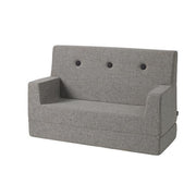 by KlipKlap kinderbank - grijs - 102x64x40
