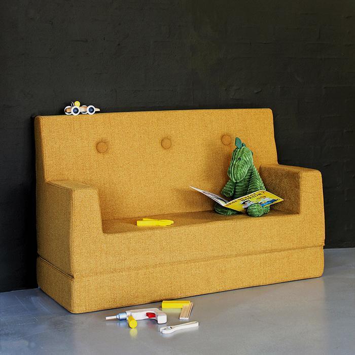 by KlipKlap Kinderbank - oranje - 102x64x40