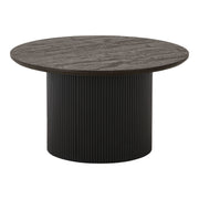 Boavista Salontafel - Salontafel, donkerbruin ø80x45 cm