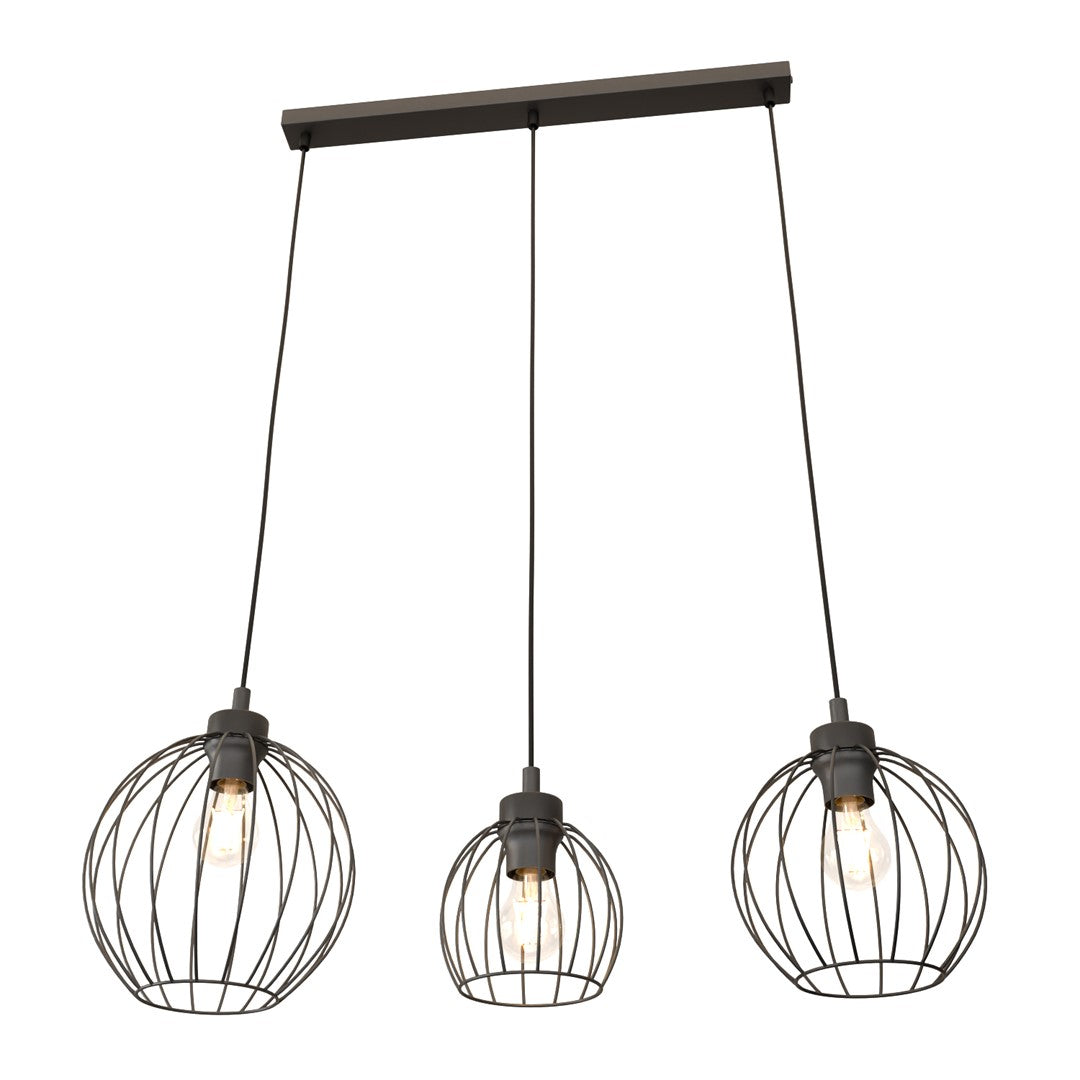 Hanglamp - NANDO 3 blauw