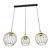 Hanglamp - NANDO 3 BL GOUD
