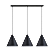 Hanglamp - REBEL 3 ZWART/WIT
