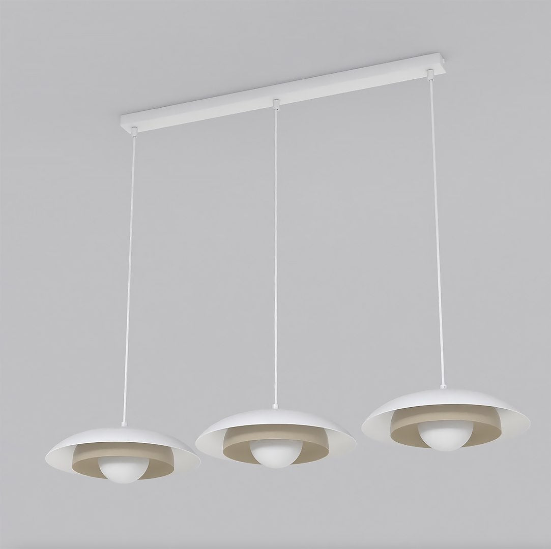 Hanglamp - SKIN 3 WIT MOKKA