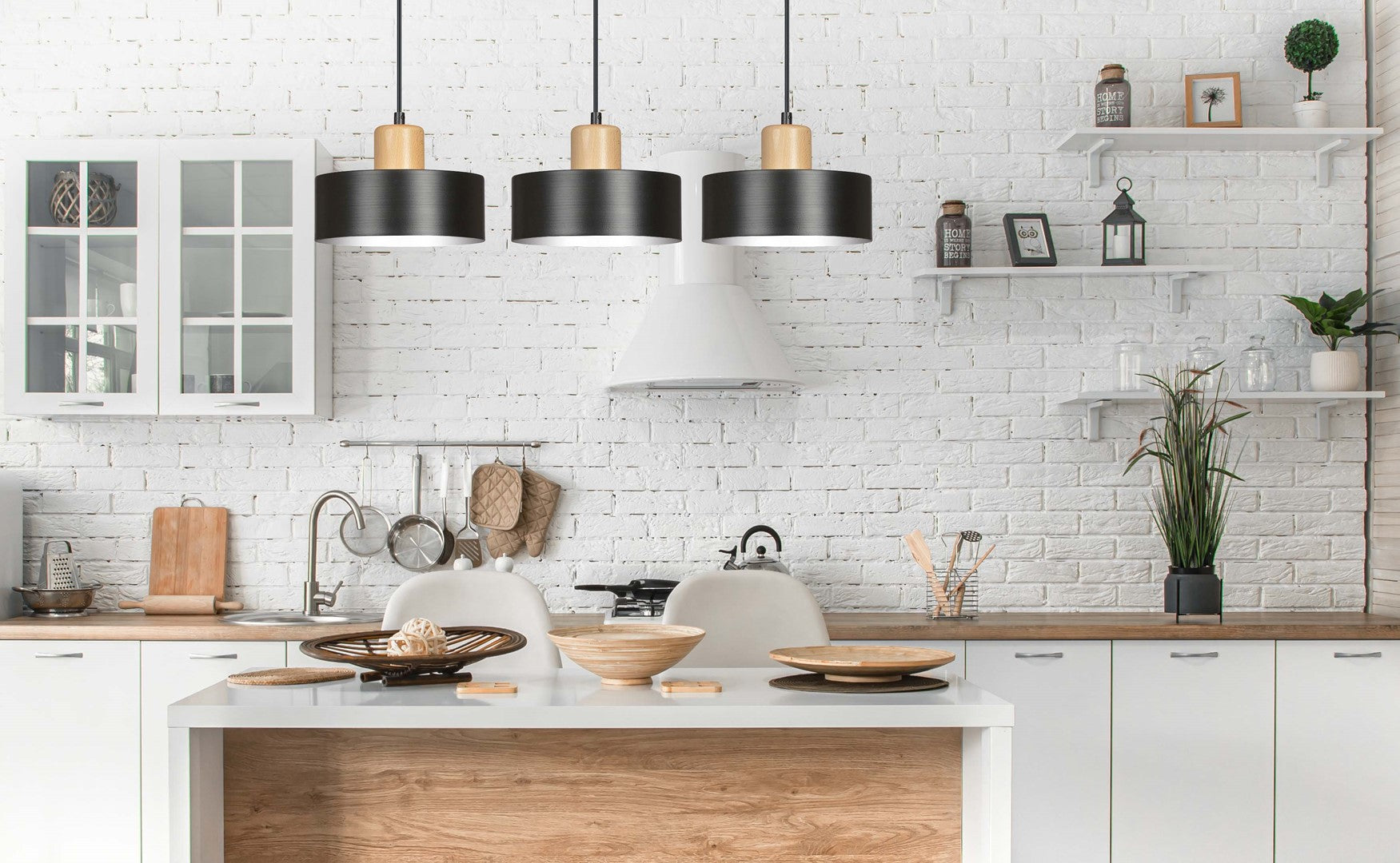 Hanglamp - TORIN 3 ZWART