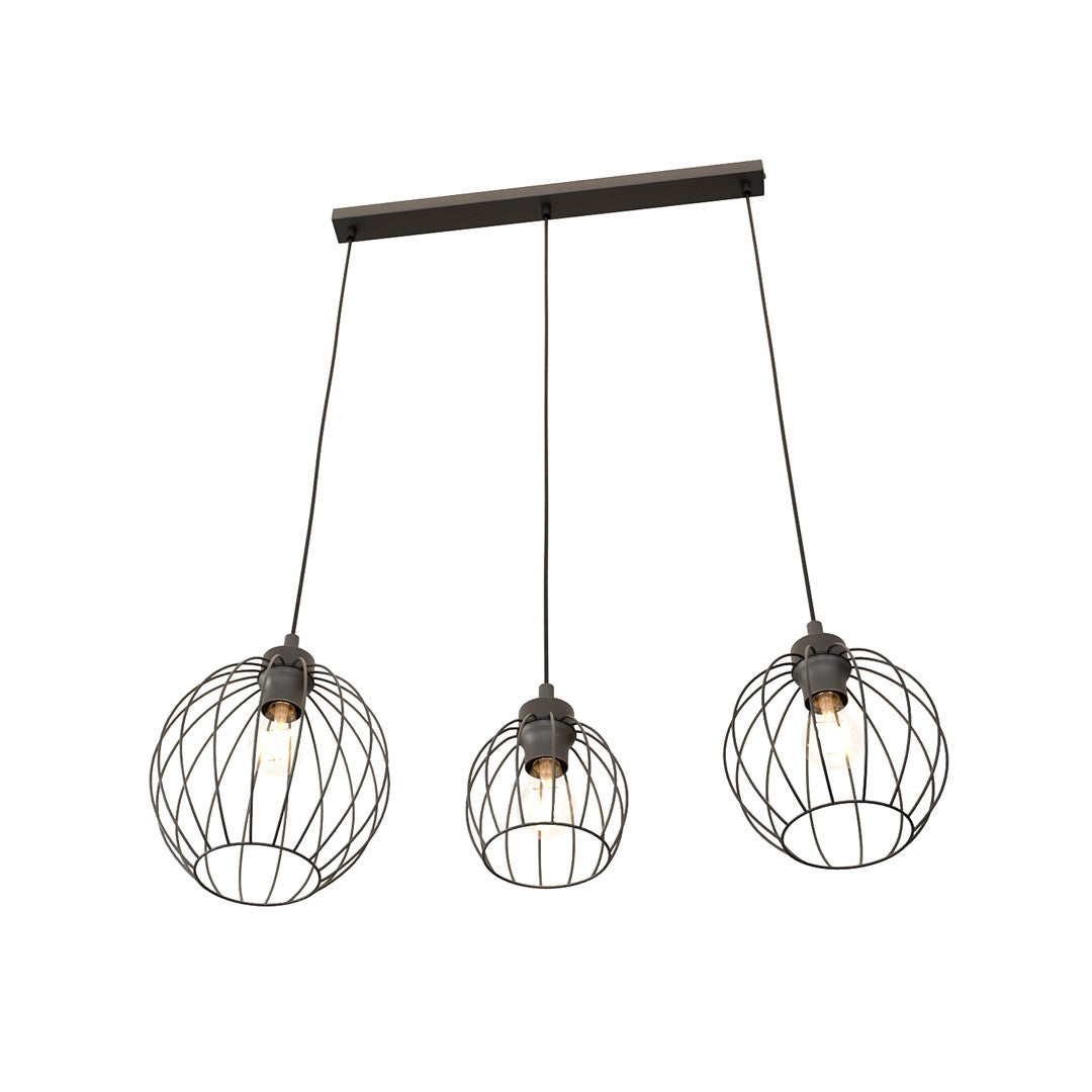 Hanglamp - NANDO 3 blauw