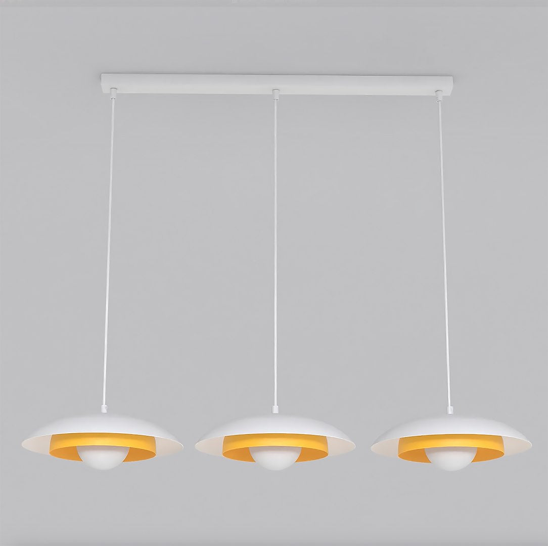 Hanglamp - SKIN 3 WIT ORANJE
