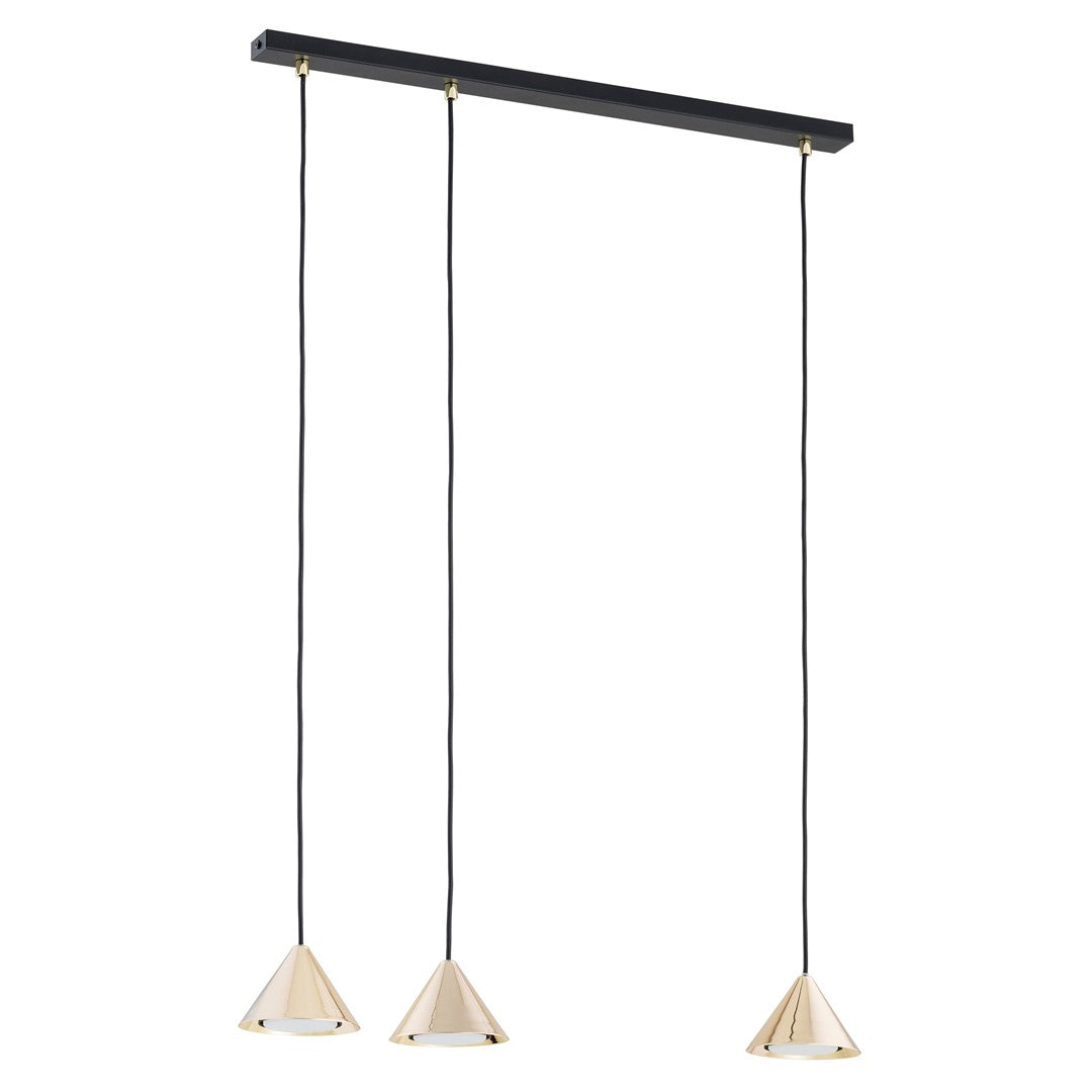 Hanglamp - ELIT 3 BL GOUD