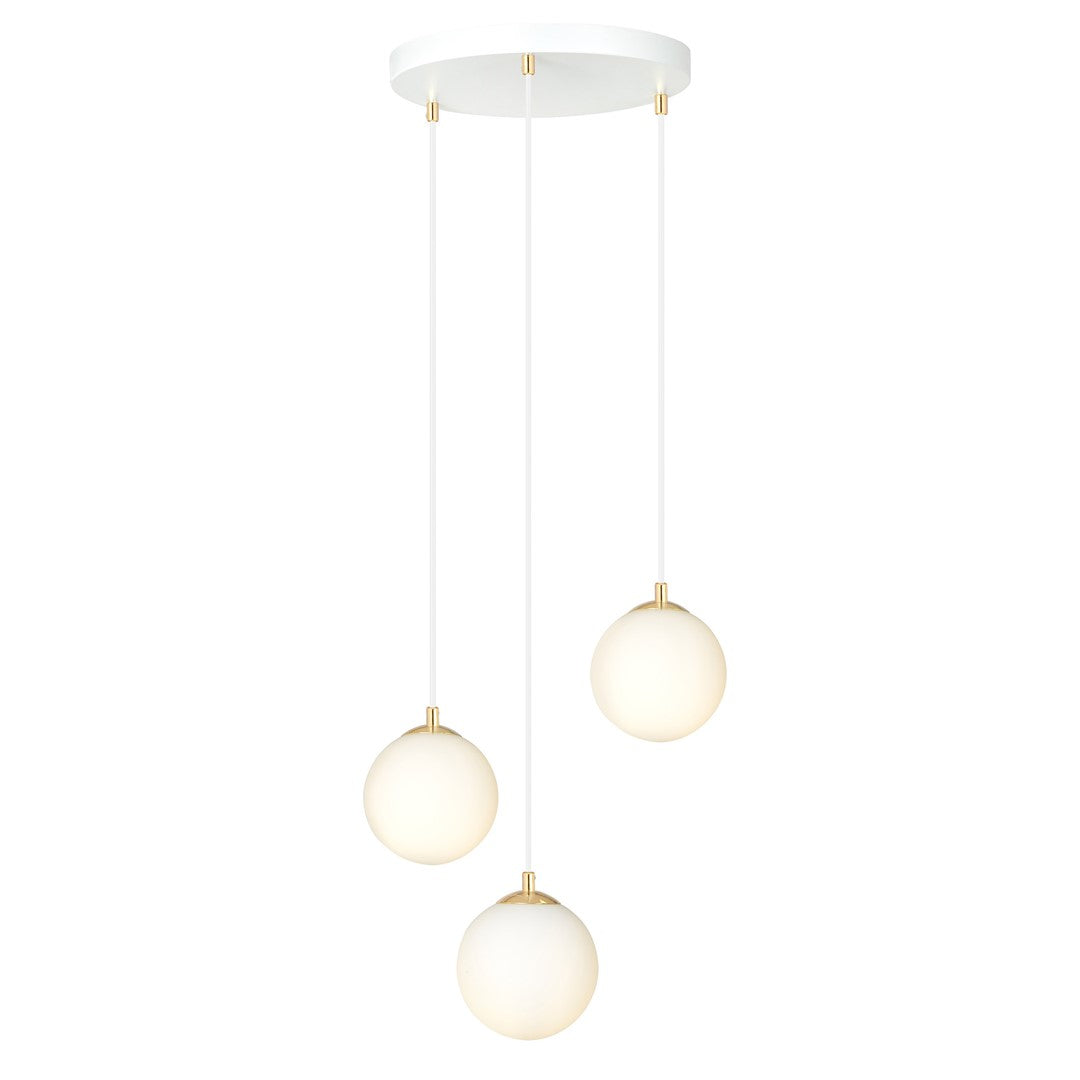 Hanglamp - ROYAL 3 WIT