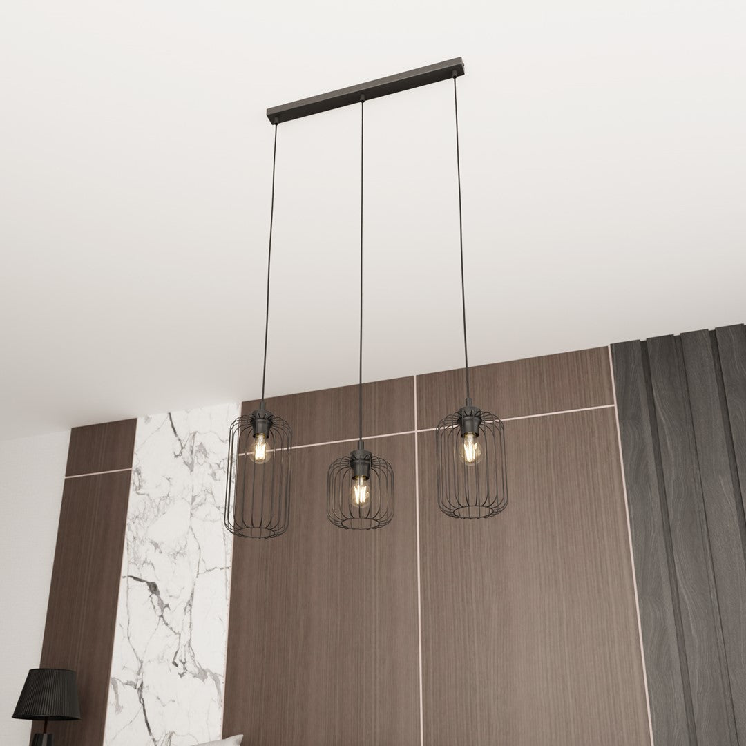 Hanglamp - VANDER 3 BLAUW