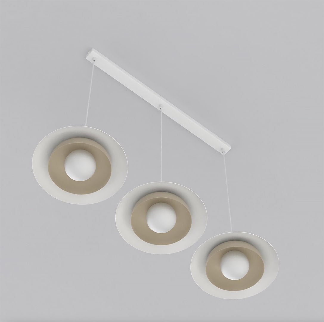 Hanglamp - SKIN 3 WIT MOKKA