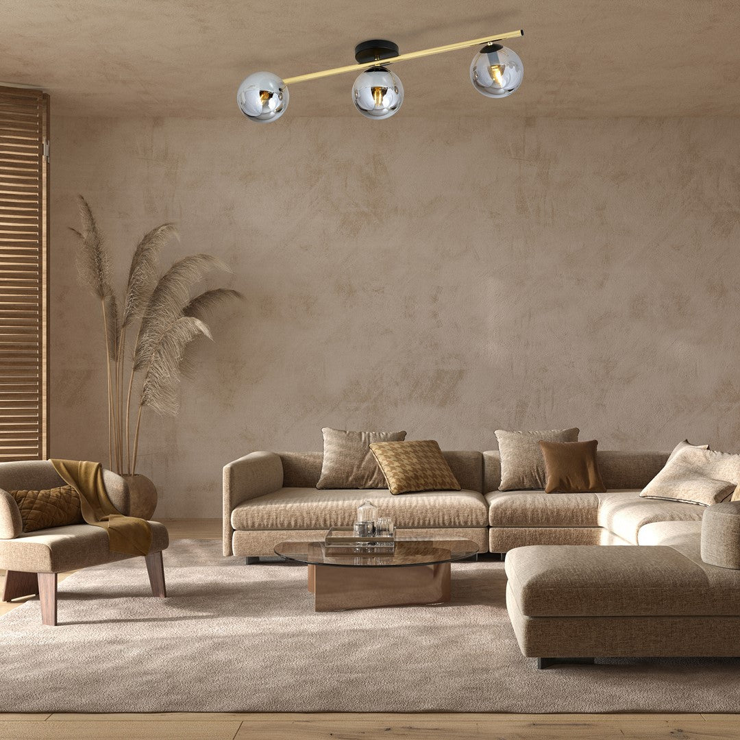 Plafondlamp - SPLENDI 3 BL GRAFIET
