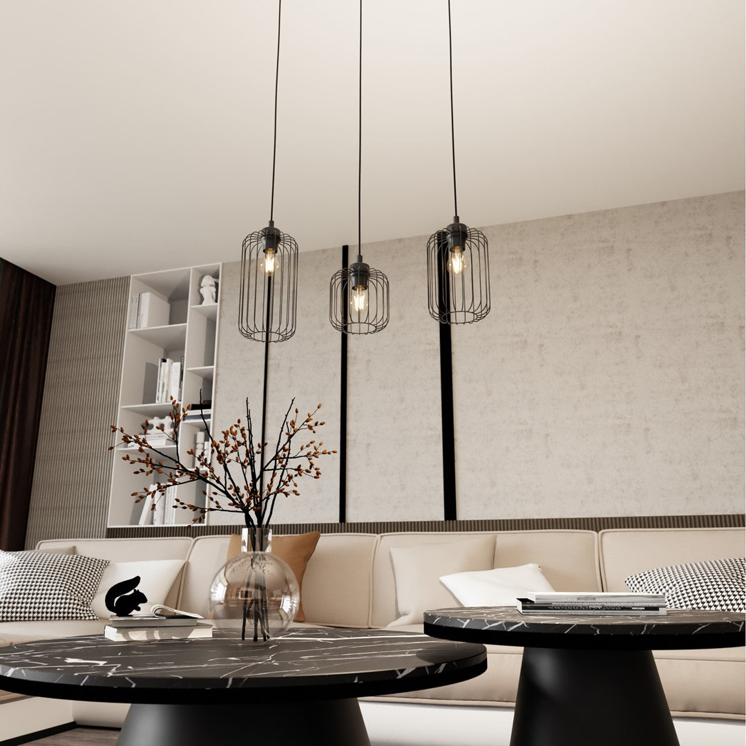 Hanglamp - VANDER 3 BLAUW