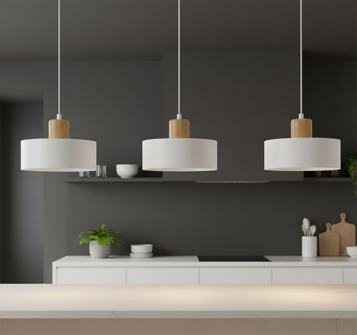 Hanglamp - TORIN 3 WIT