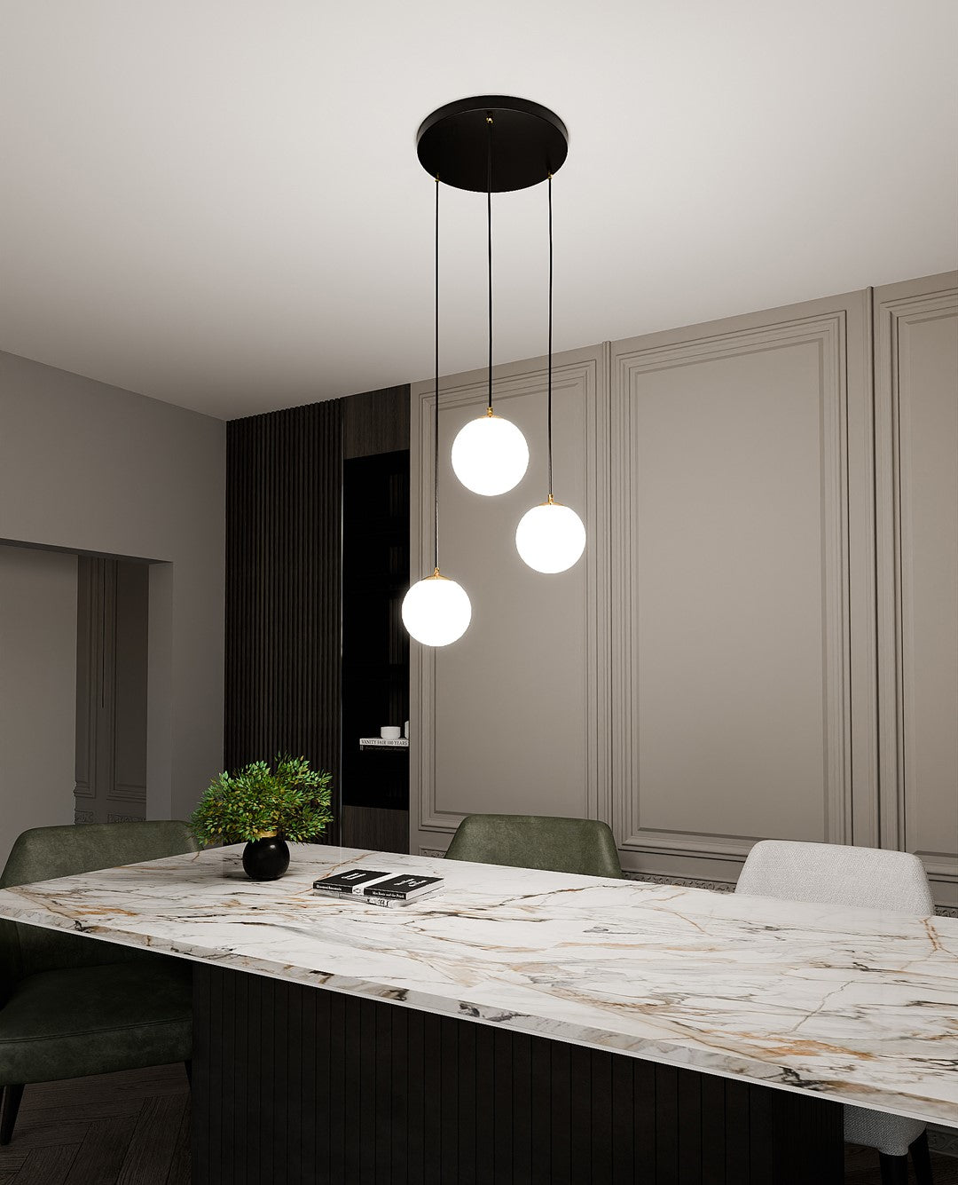 Hanglamp - ROYAL 3 BL
