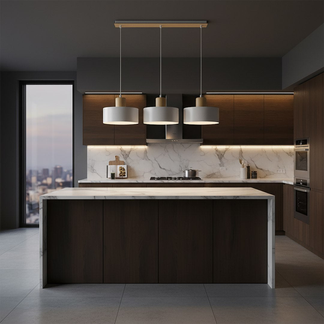 Hanglamp - TORIN 3 WIT