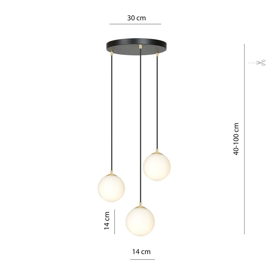 Hanglamp - ROYAL 3 BL