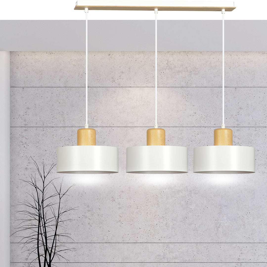 Hanglamp - TORIN 3 WIT