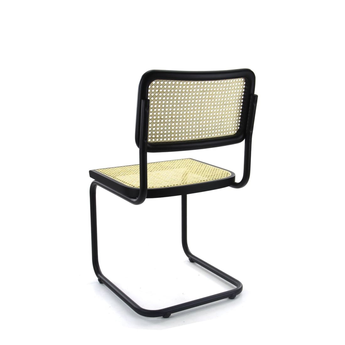 Workliving Bas Eetkamerstoel - Rotan Design Zwart