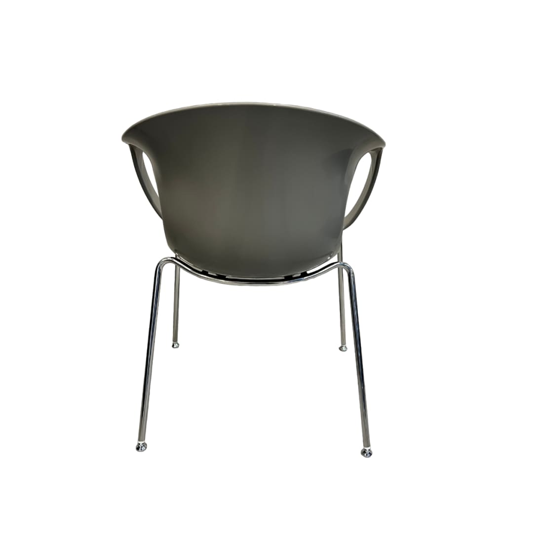 Workliving Flick Eetkamerstoel - Chroom / Grijs