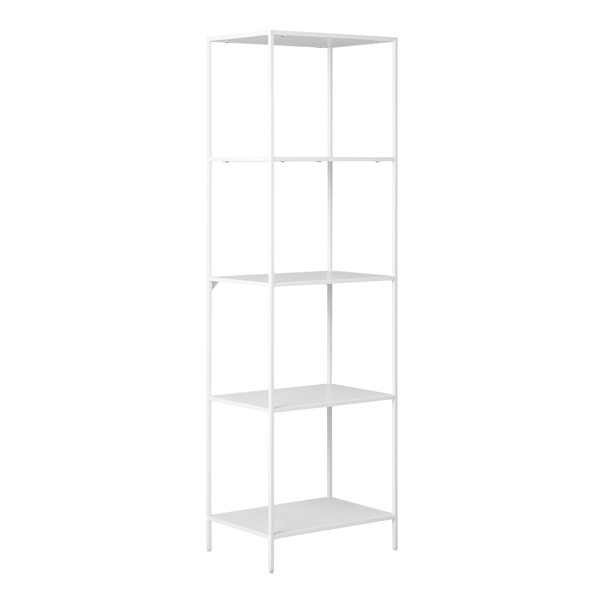 Vita Shelf - Rek, 5 planken, wit frame 51x35x170 cm