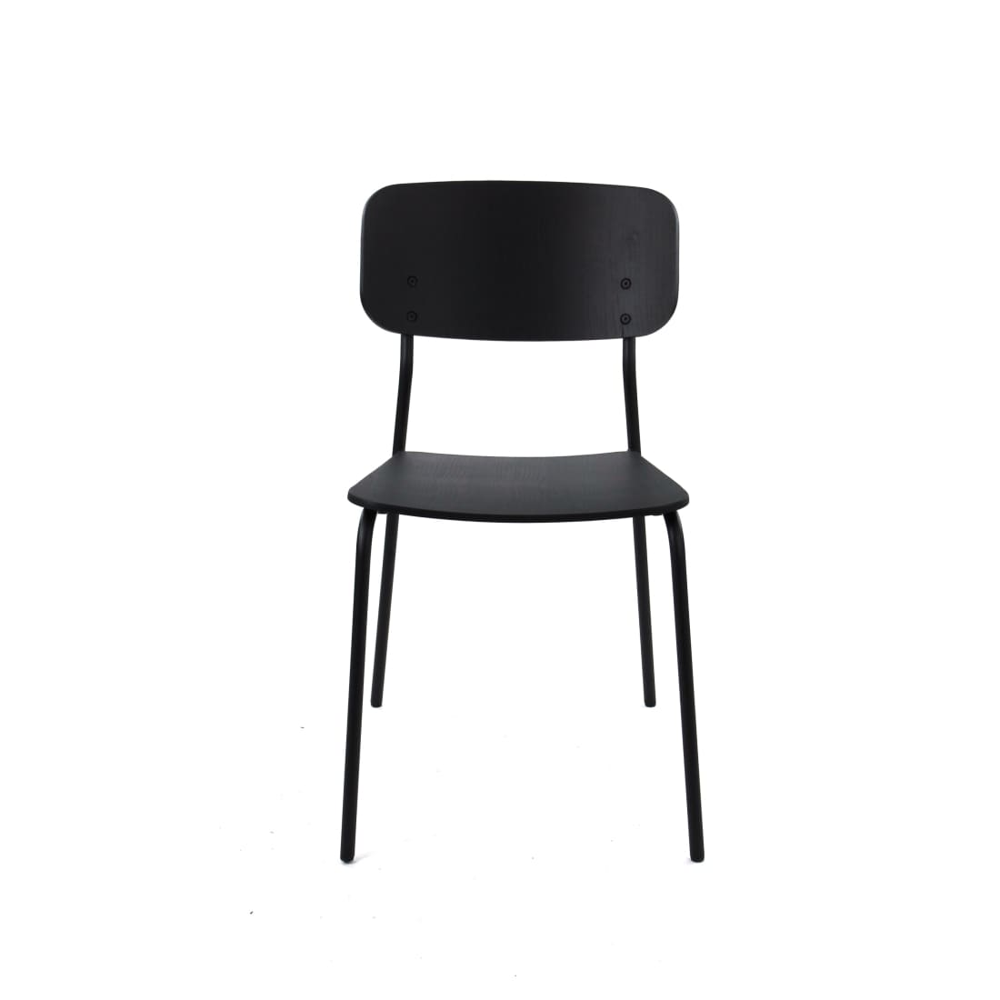 Workliving Bianca eetkamerstoel - houten design, zwart eiken
