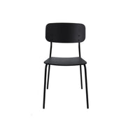 Workliving Bianca eetkamerstoel - houten design, zwart eiken