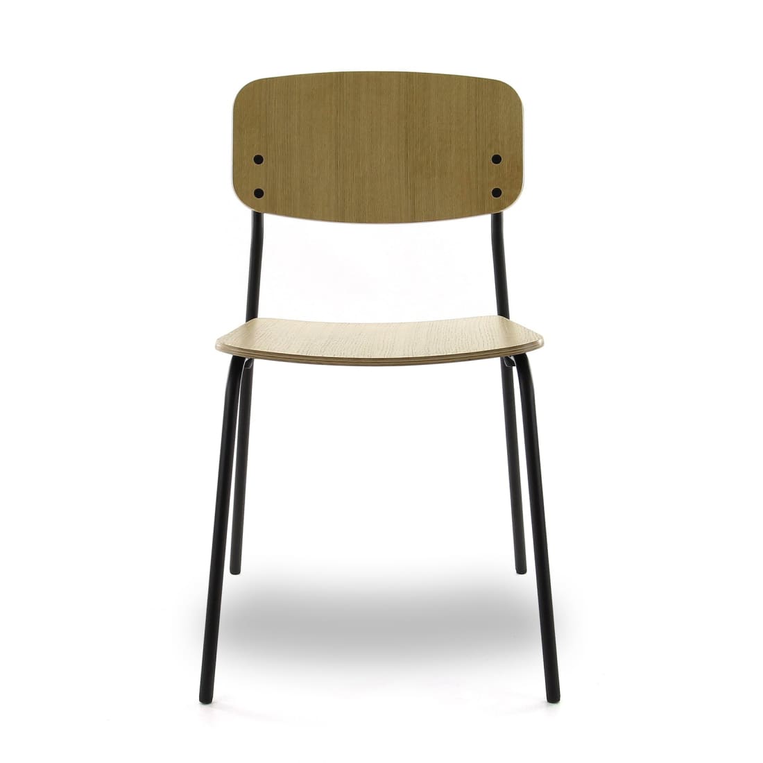 Workliving Bianca eetkamerstoel - houten design, licht eiken