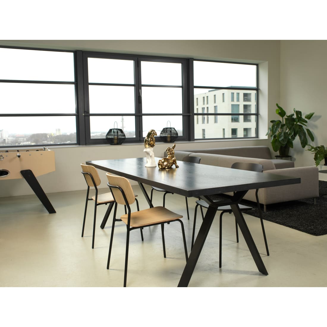 Workliving Bianca eetkamerstoel - houten design, licht eiken
