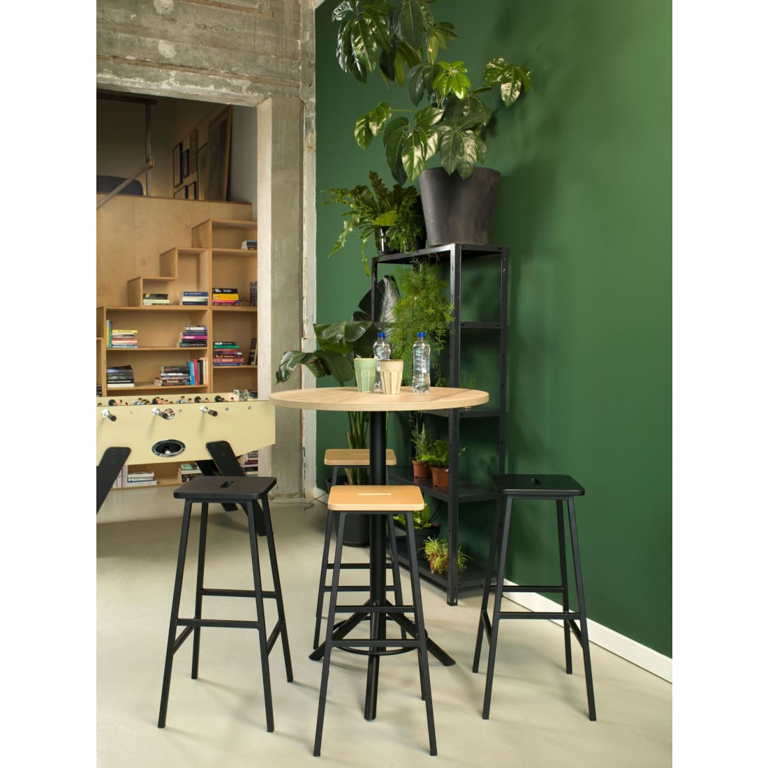 Workliving Barkruk Massief Eiken Fiets