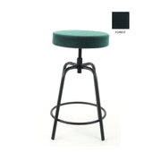 Workliving Lage Ronde Barkruk - Fluweel Earth Forest