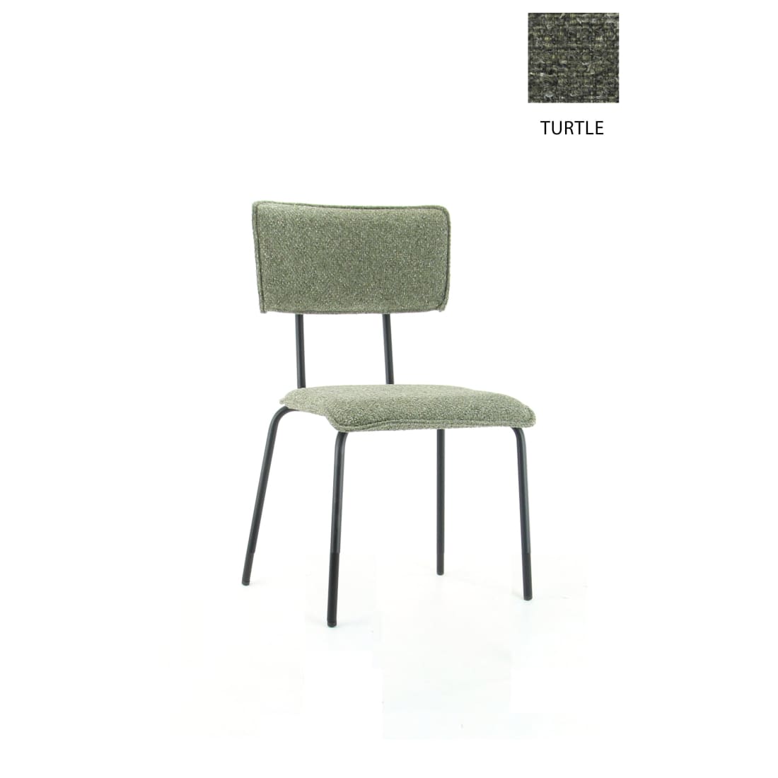 Workliving Eetkamerstoel Bo Society - Bouclé Schildpad