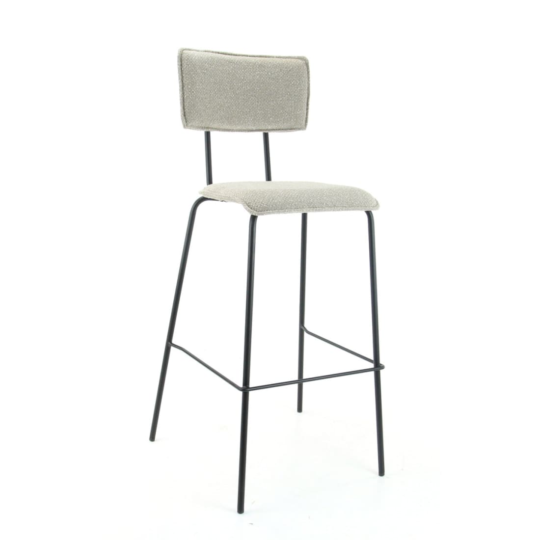 Workliving hoge barkruk Bo Society - bouclé shiitake