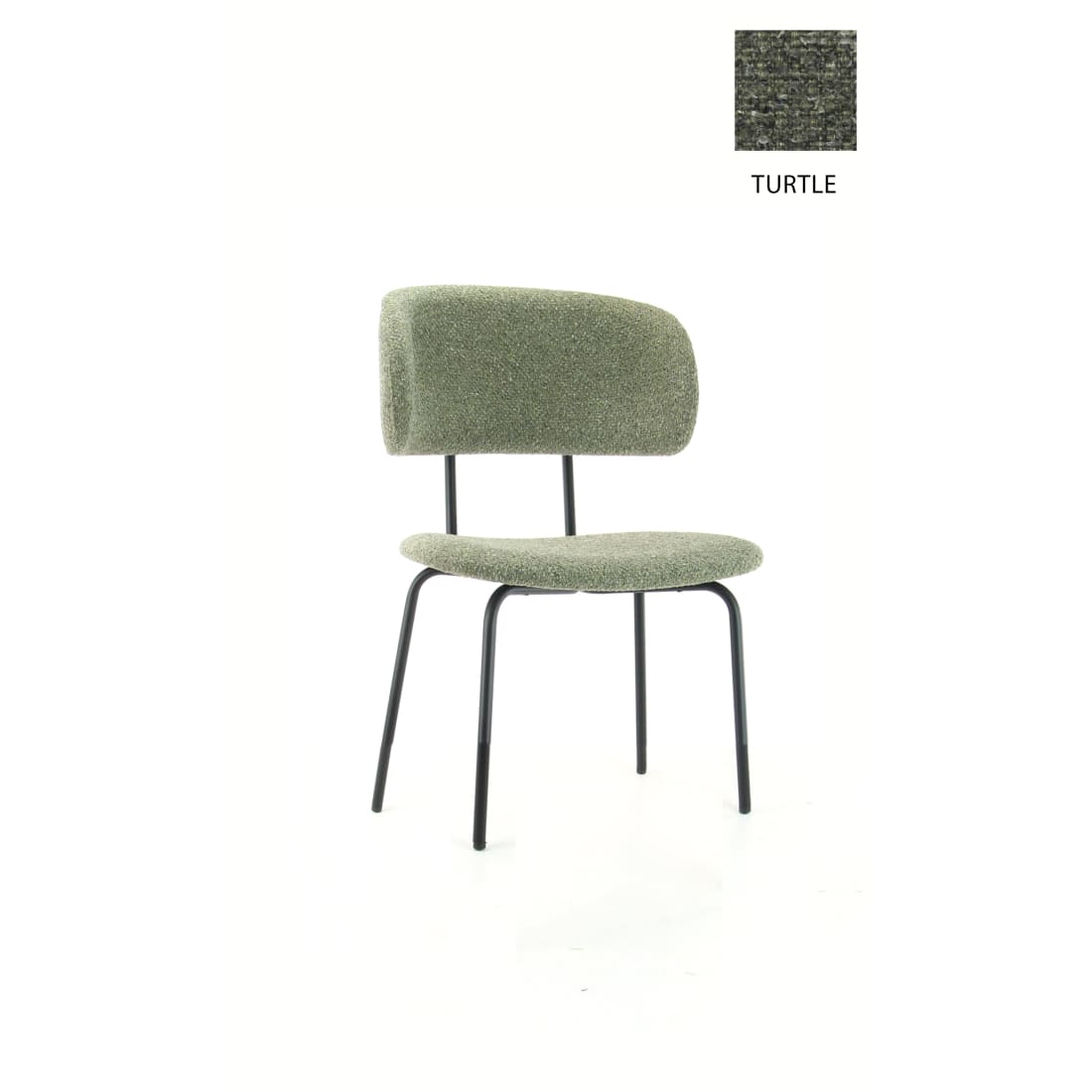 Workliving Eetkamerstoel Bo RS - Society Bouclé Schildpad