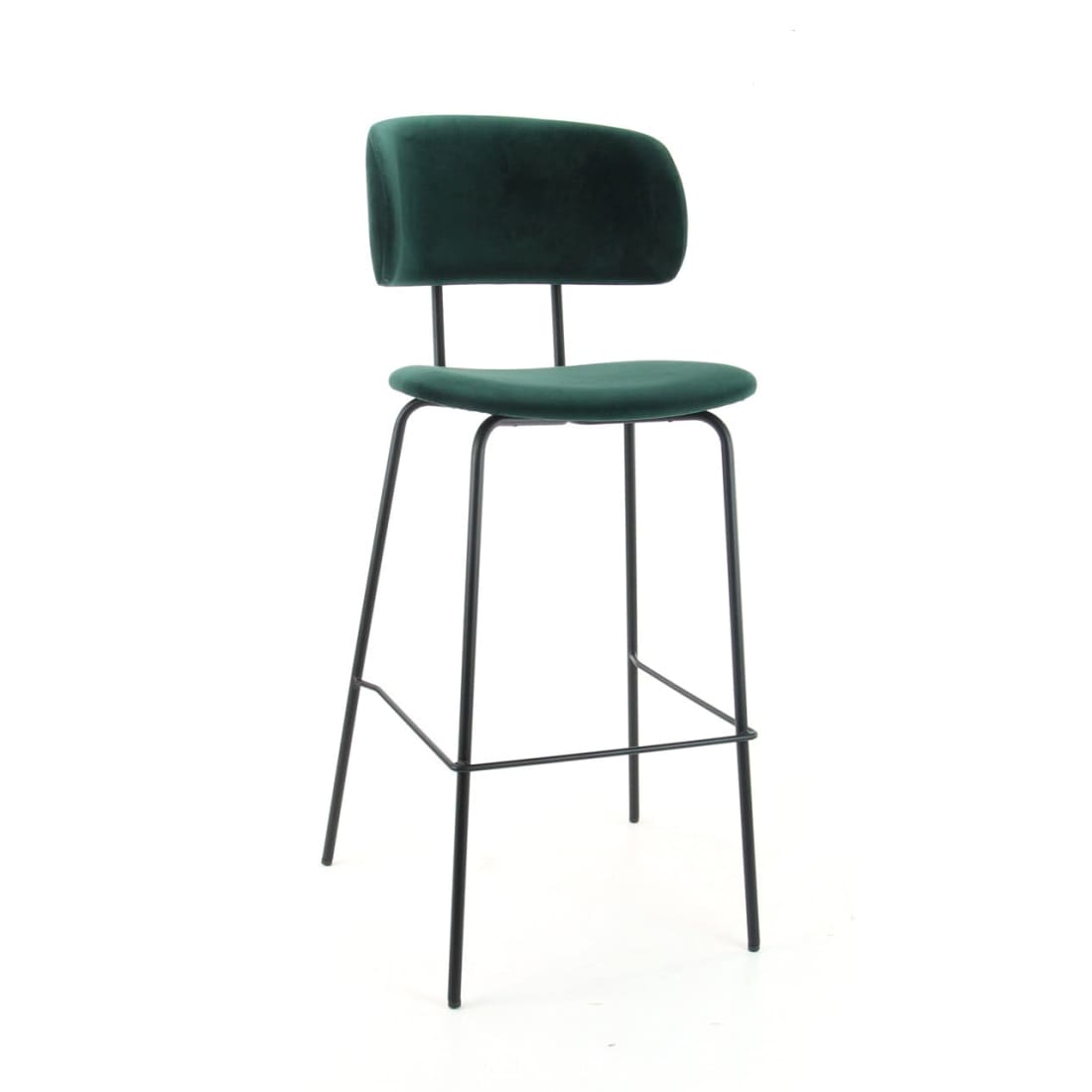 Workliving hoge barkruk Bo RS - fluweel Earth Teal
