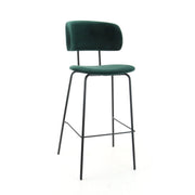 Workliving hoge barkruk Bo RS - fluweel Earth Teal