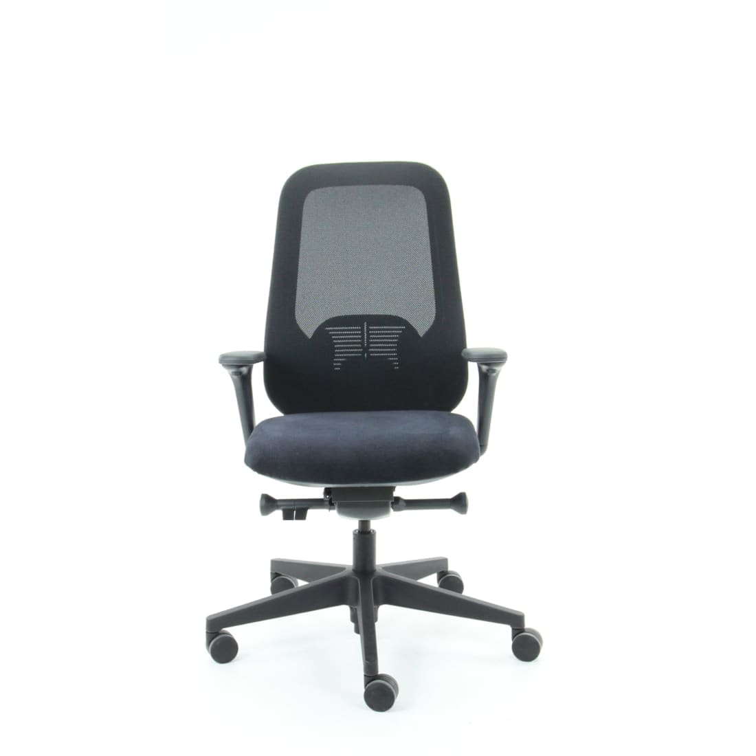 Workliving Nora Mesh Zwart Regain - Ergonomische bureaustoel, ontwerp NEN 1335