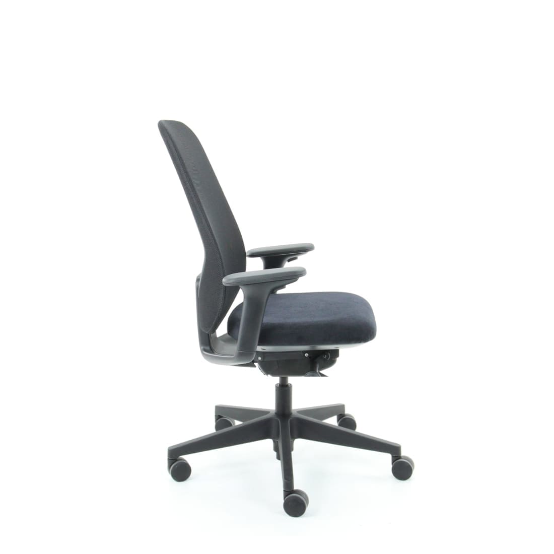 Workliving Nora Mesh Zwart Regain - Ergonomische bureaustoel, ontwerp NEN 1335