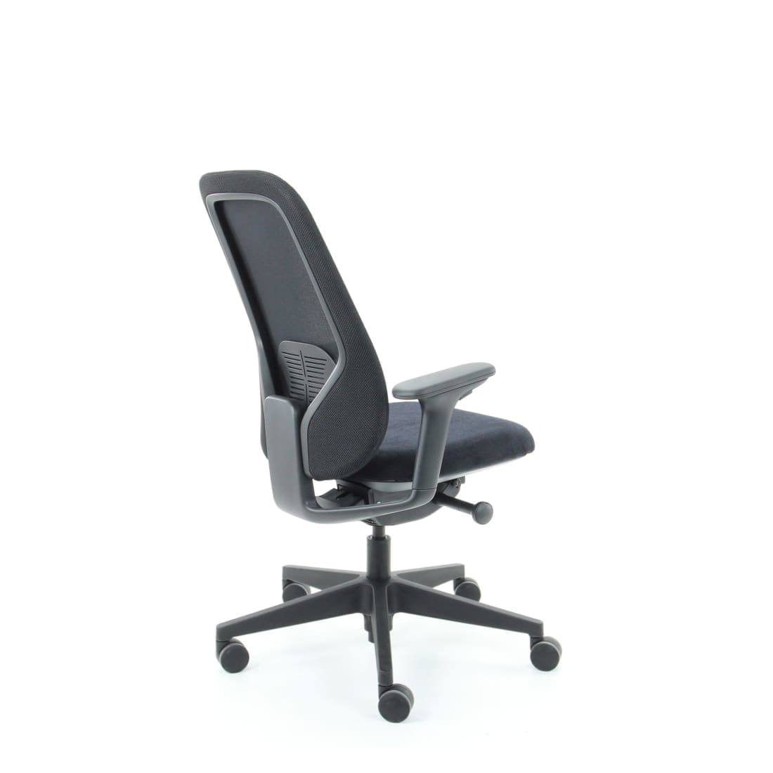 Workliving Nora Mesh Zwart Regain - Ergonomische bureaustoel, ontwerp NEN 1335