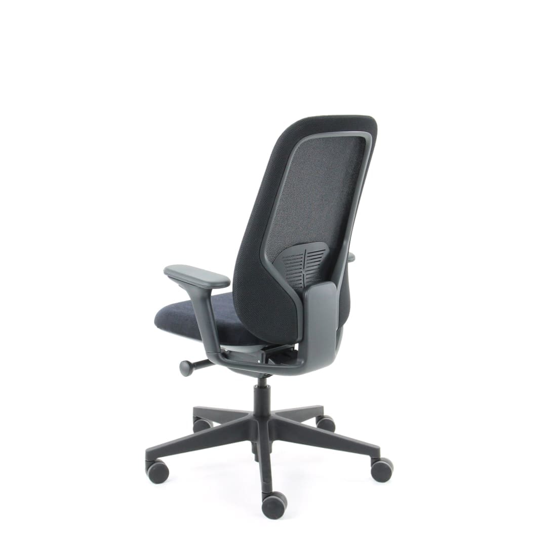 Workliving Nora Mesh Zwart Regain - Ergonomische bureaustoel, ontwerp NEN 1335