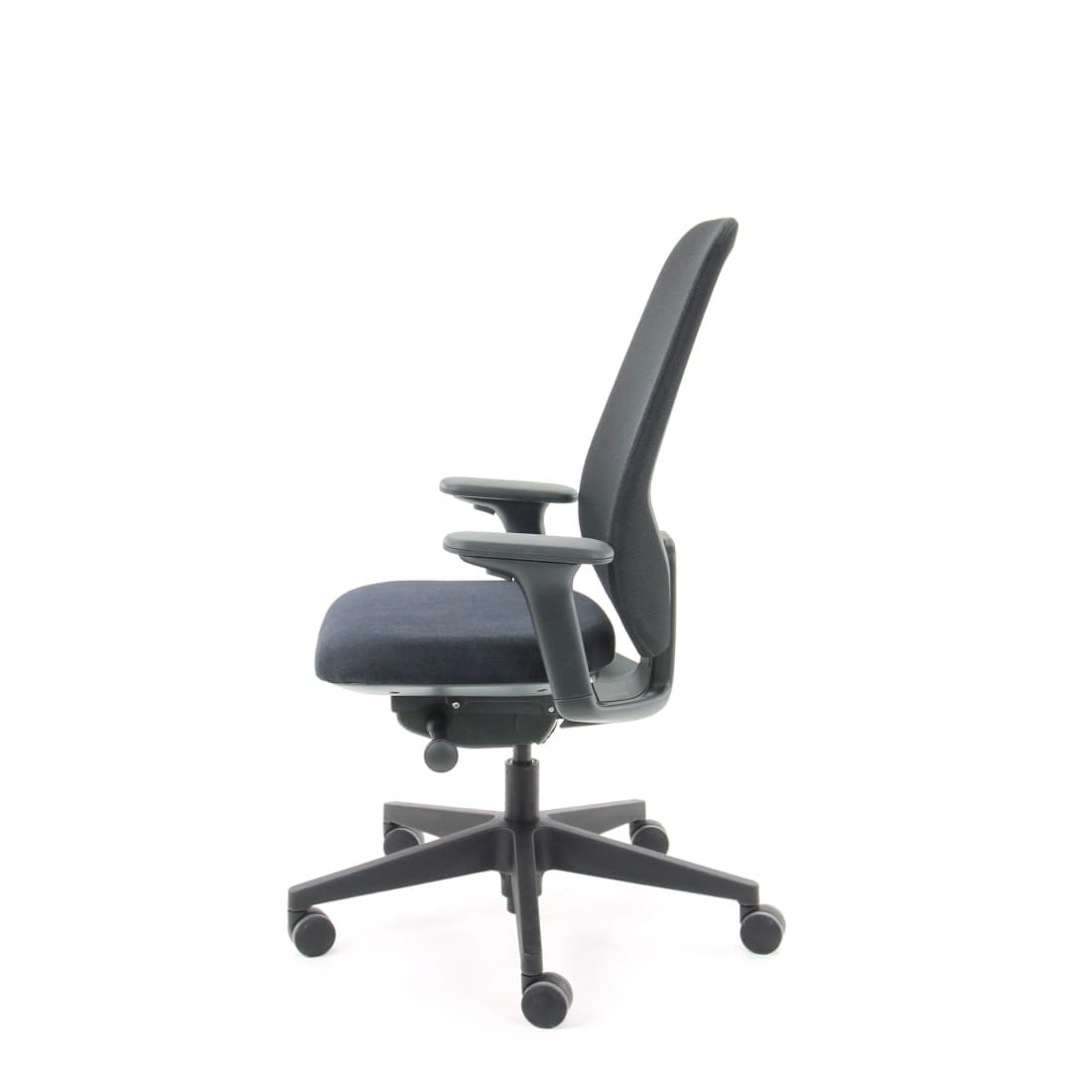 Workliving Nora Mesh Zwart Regain - Ergonomische bureaustoel, ontwerp NEN 1335