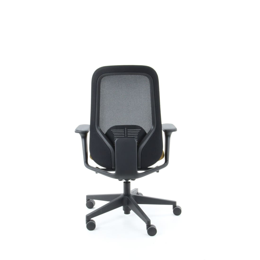 Workliving Nora Mesh Geel Regain - ergonomische design-bureaustoel NEN1335
